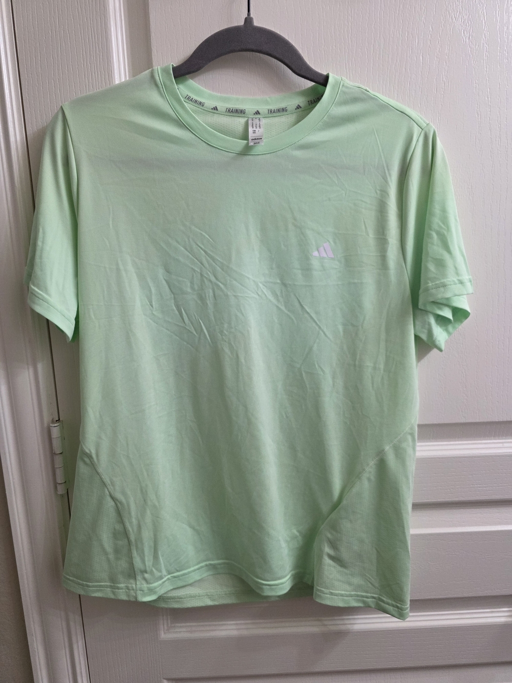 adidas Light Mint Green Short Sleeve Training Tee